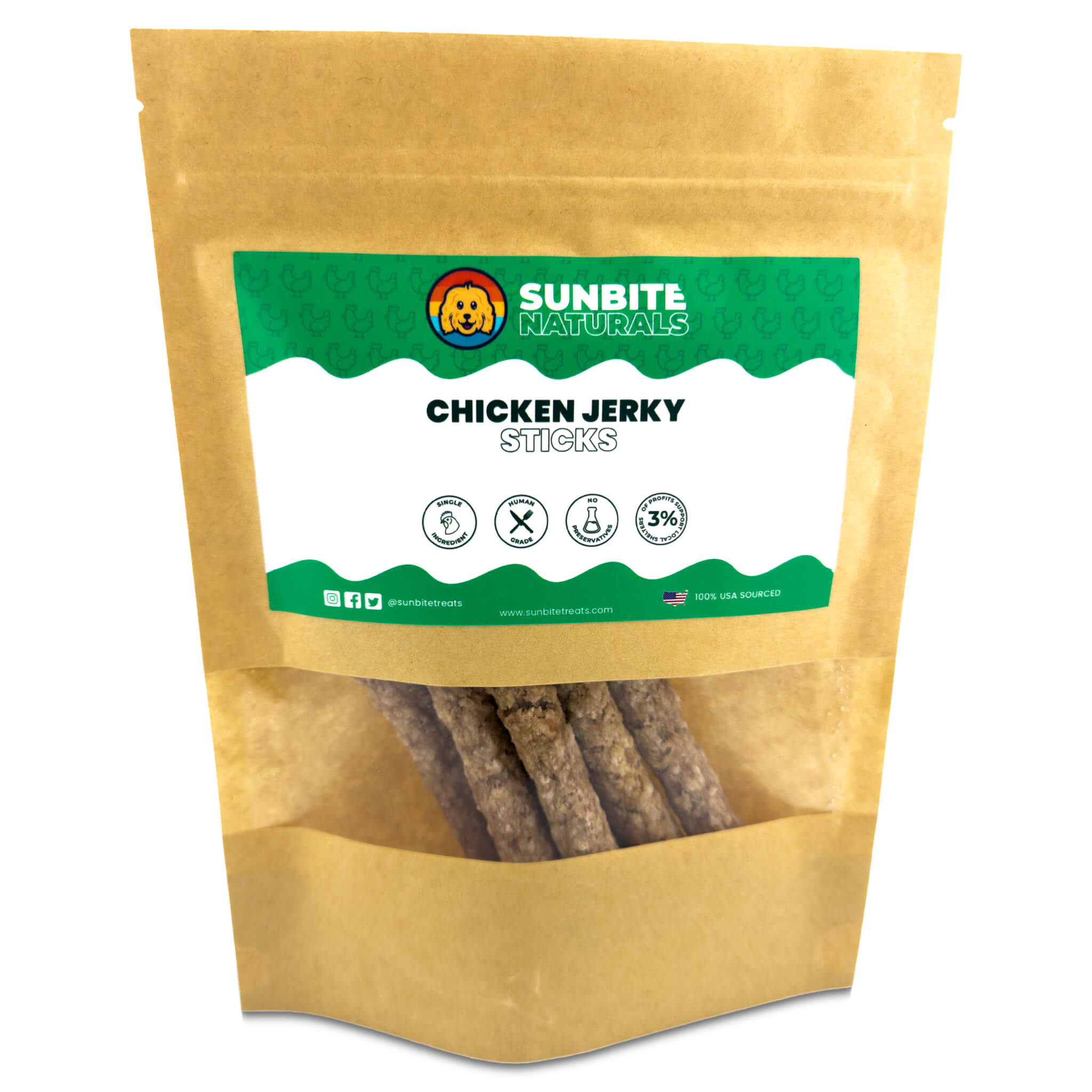 Dehydrated Chicken Jerky Sticks