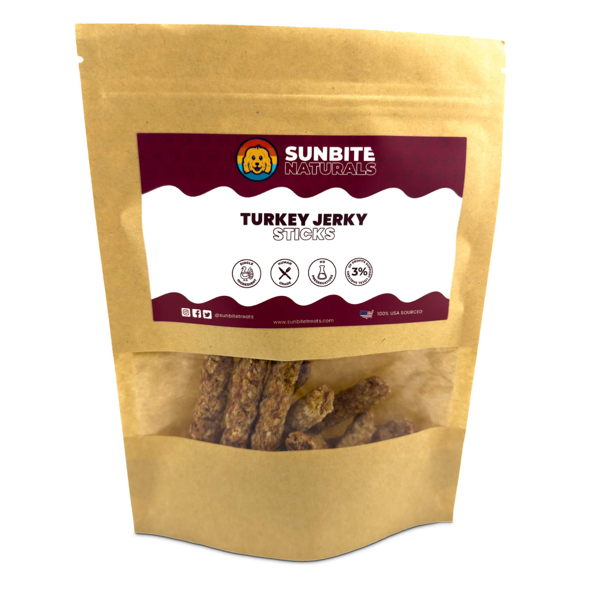 Dehydrated Turkey Jerky Sticks